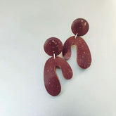 Coconut shell earrings-gifts for women